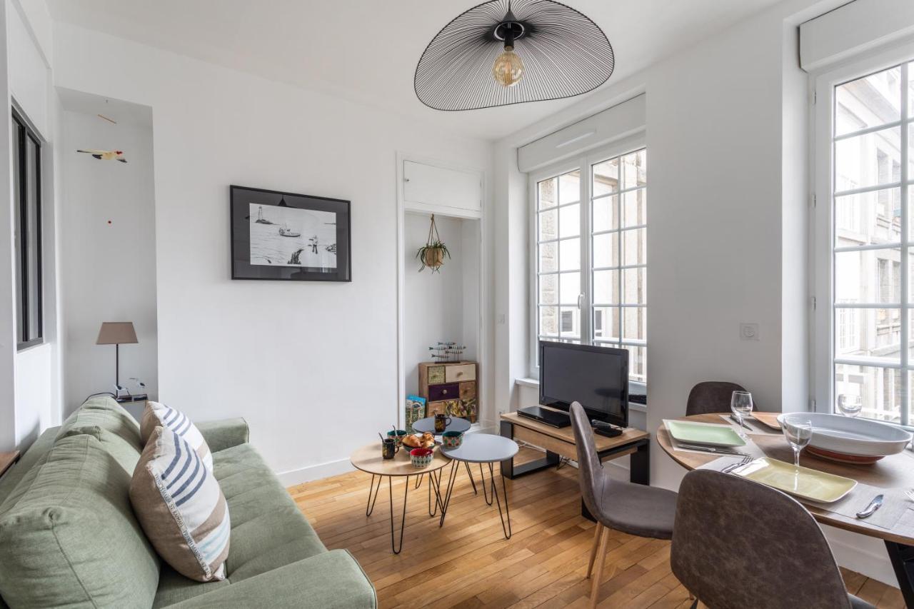 L'ILE AUX MOUETTES - en plein Intra-Muros Saint-Malo Exterior foto